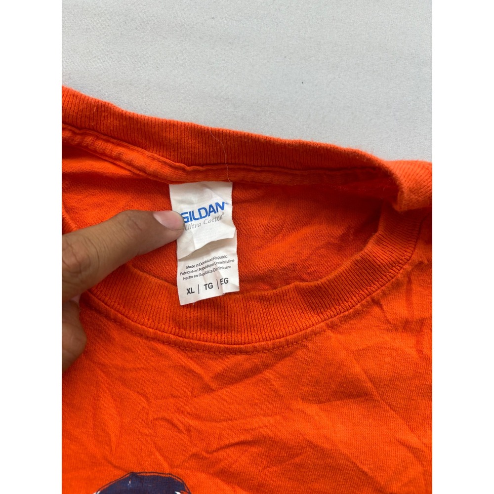 Gildan Houston Astros Zack Greinke Take It Back Orange Graphic T-Shirt XL - Picture 2 of 3